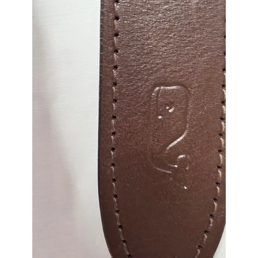 Vineyard Vines Golf Club Canvas Leather Belt Men's Size 38 Blue Khaki  Buckle 44